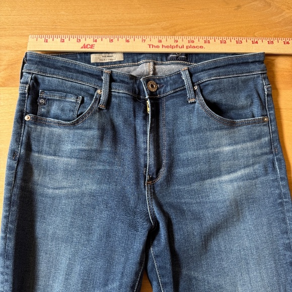 ADRIANO GOLDSCHMIED AG THE PRIMA MID RISE CIGARETTE JEANS TENCEL WHISKERING 29R - Picture 6 of 12